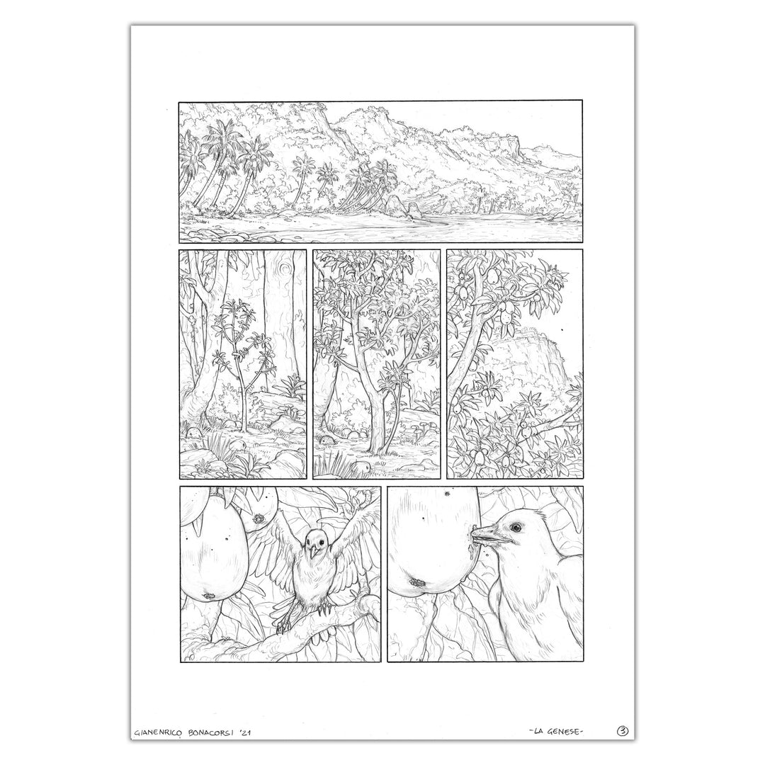 Gianenrico Bonacorsi - Genesis - original plate 3