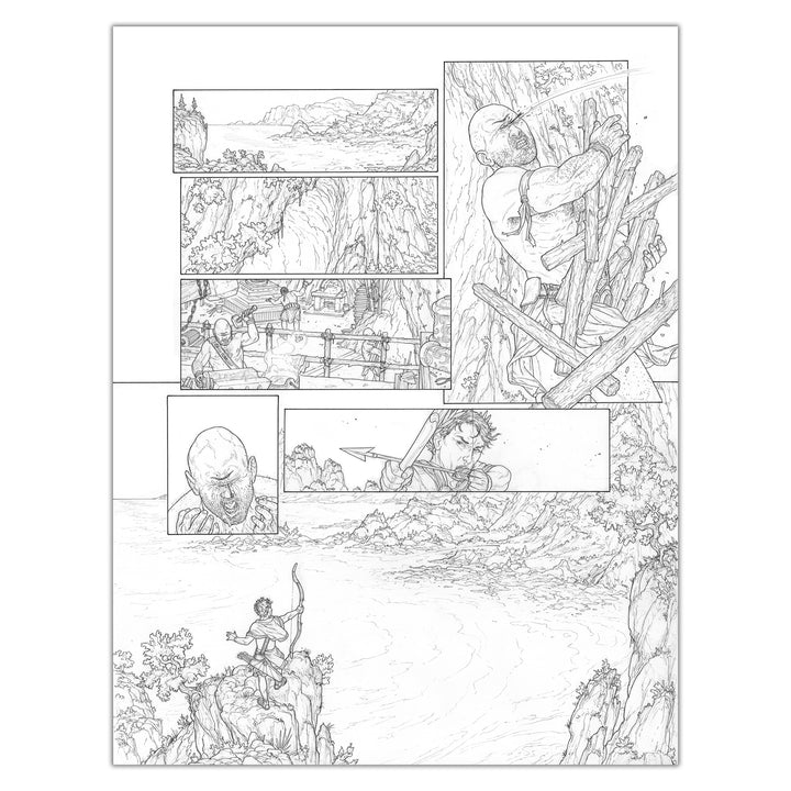 Gianenrico Bonacorsi - Sisyphe and Asclépios - original plate 22