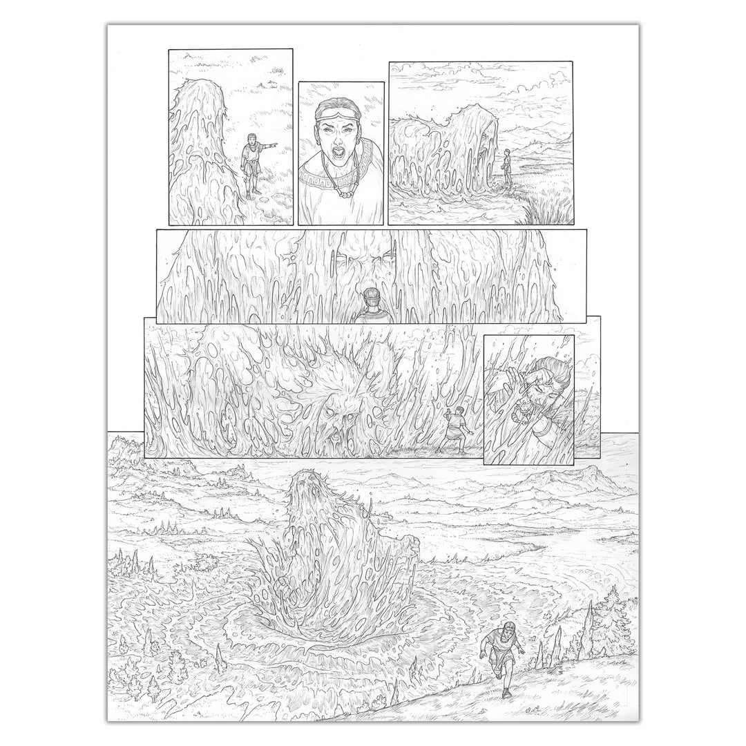 Gianenrico Bonacorsi - Sisyphe and Asclépios - original plate 31