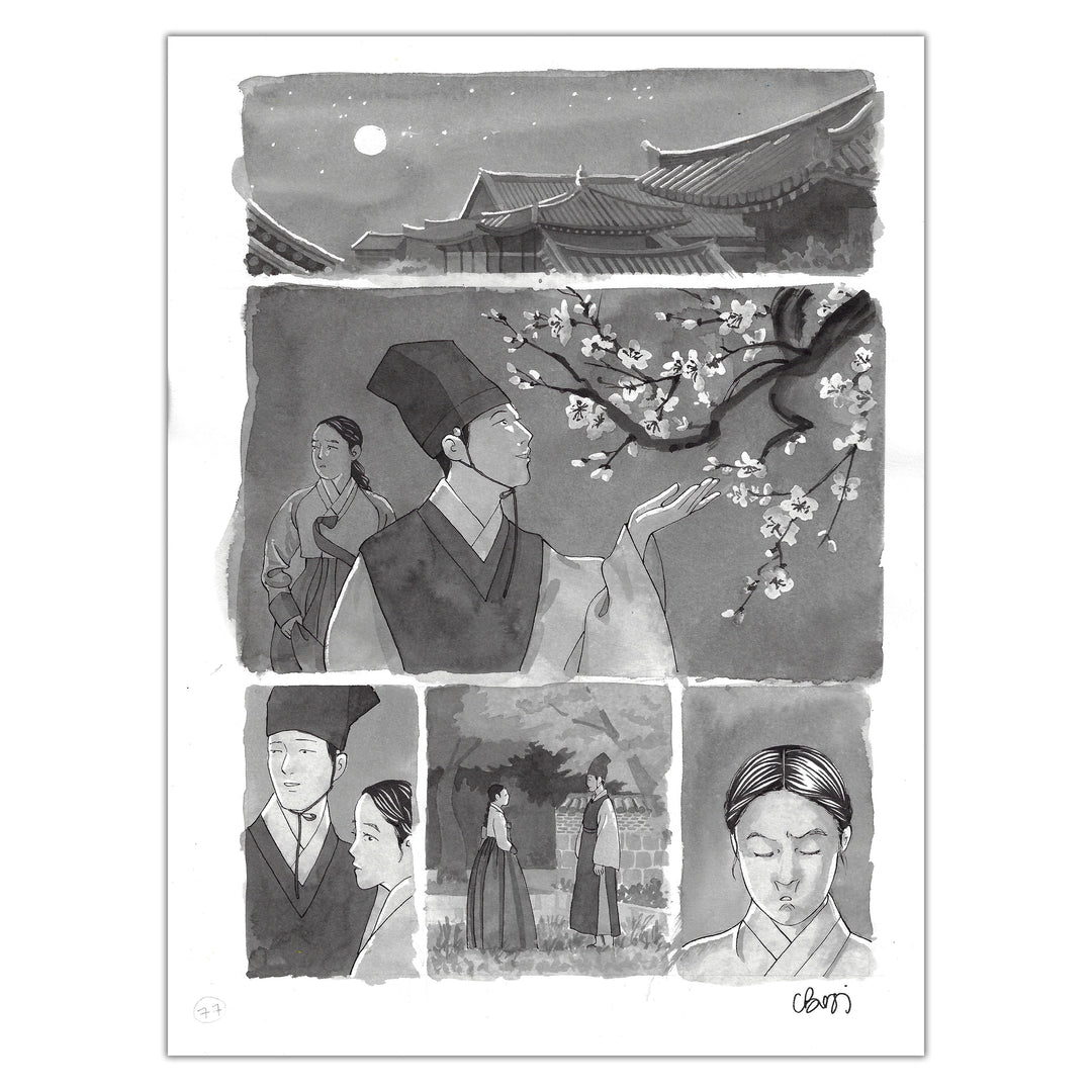 Carine Borgi - The Promise of Breath - Original page 77