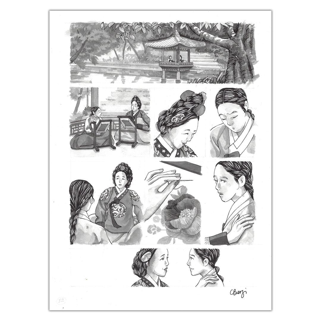 Carine Borgi - The Promise of Breath - Original page 82