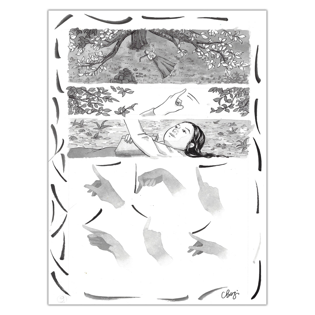 Carine Borgi - The Promise of Breath - Original page 9