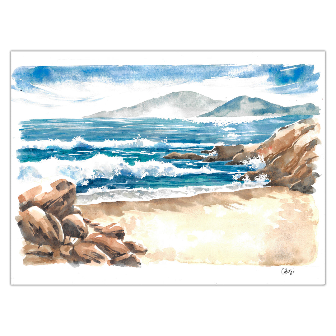 Carine Borgi - The Promise of Breath - Original illustration - 2nd and 3rd cover