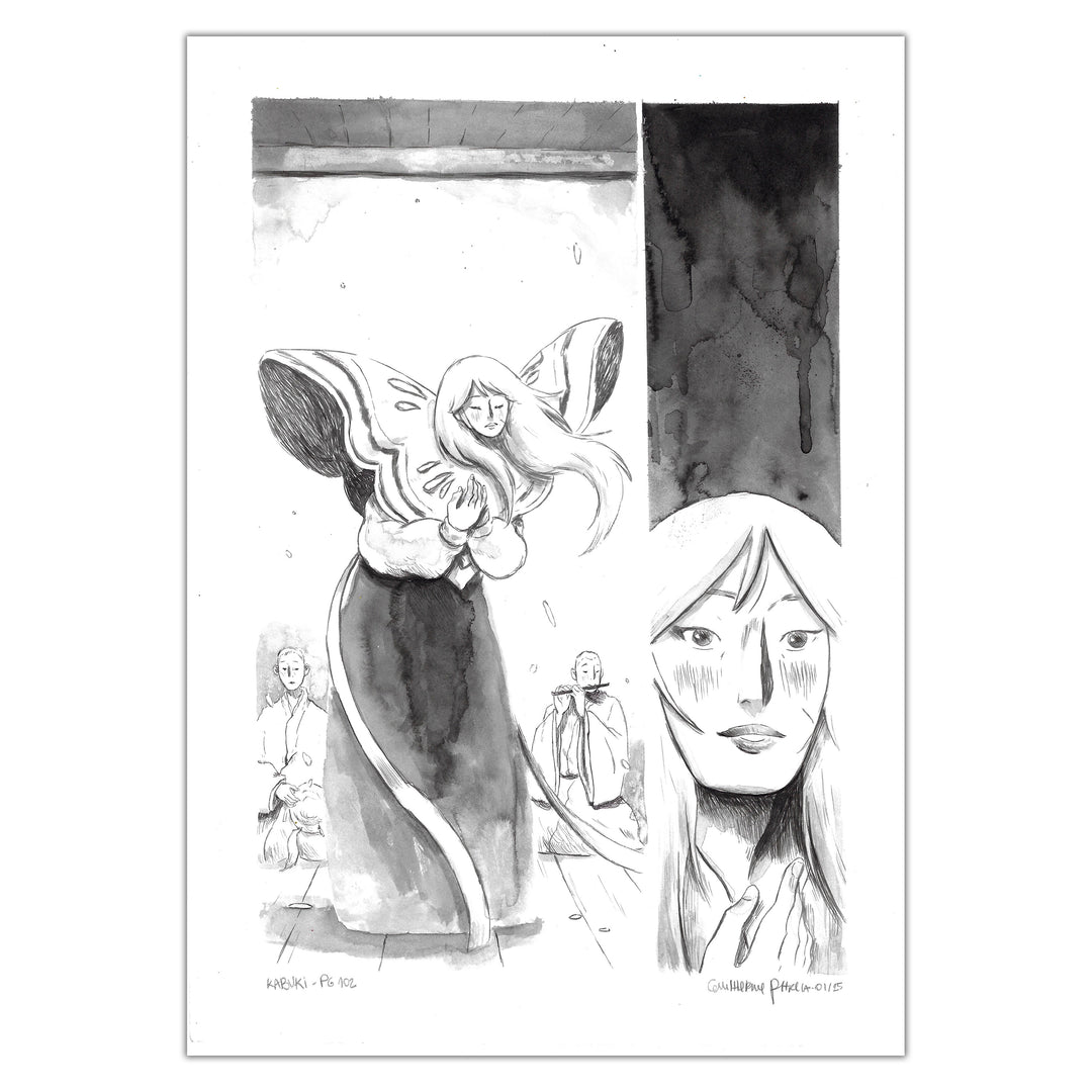 Guilherme Petreca - Kabuki - Planche originale 102