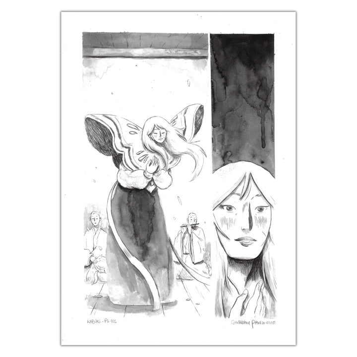 Guilherme Petreca - Kabuki - Planche originale 102