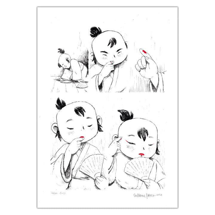 Guilherme Petreca - Kabuki - Planche originale 12