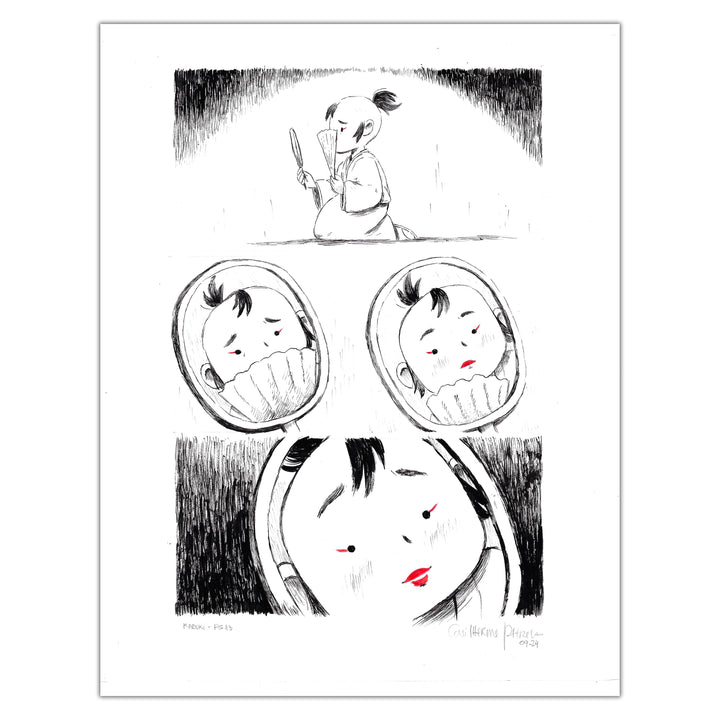 Guilherme Petreca - Kabuki - Planche originale 13