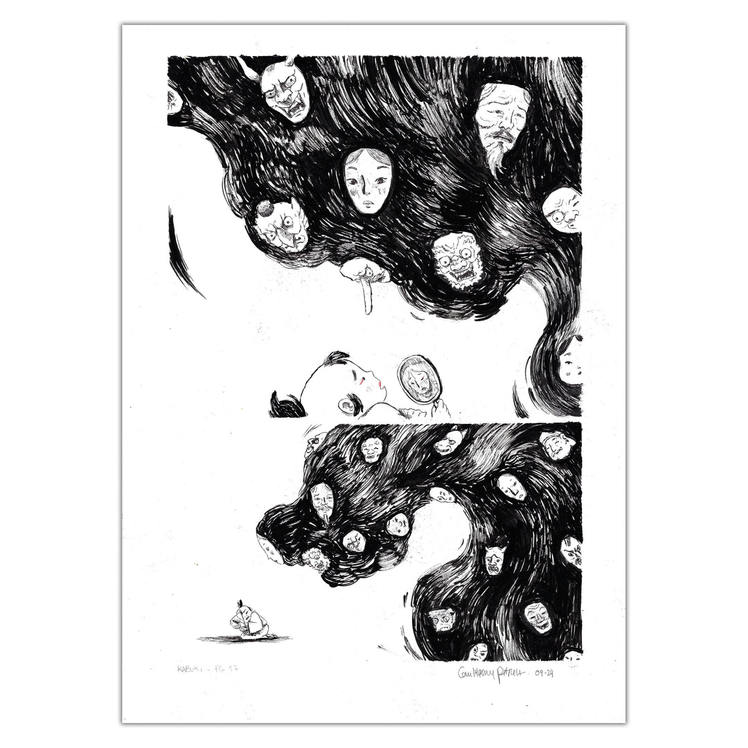 Guilherme Petreca - Kabuki - Planche originale 17