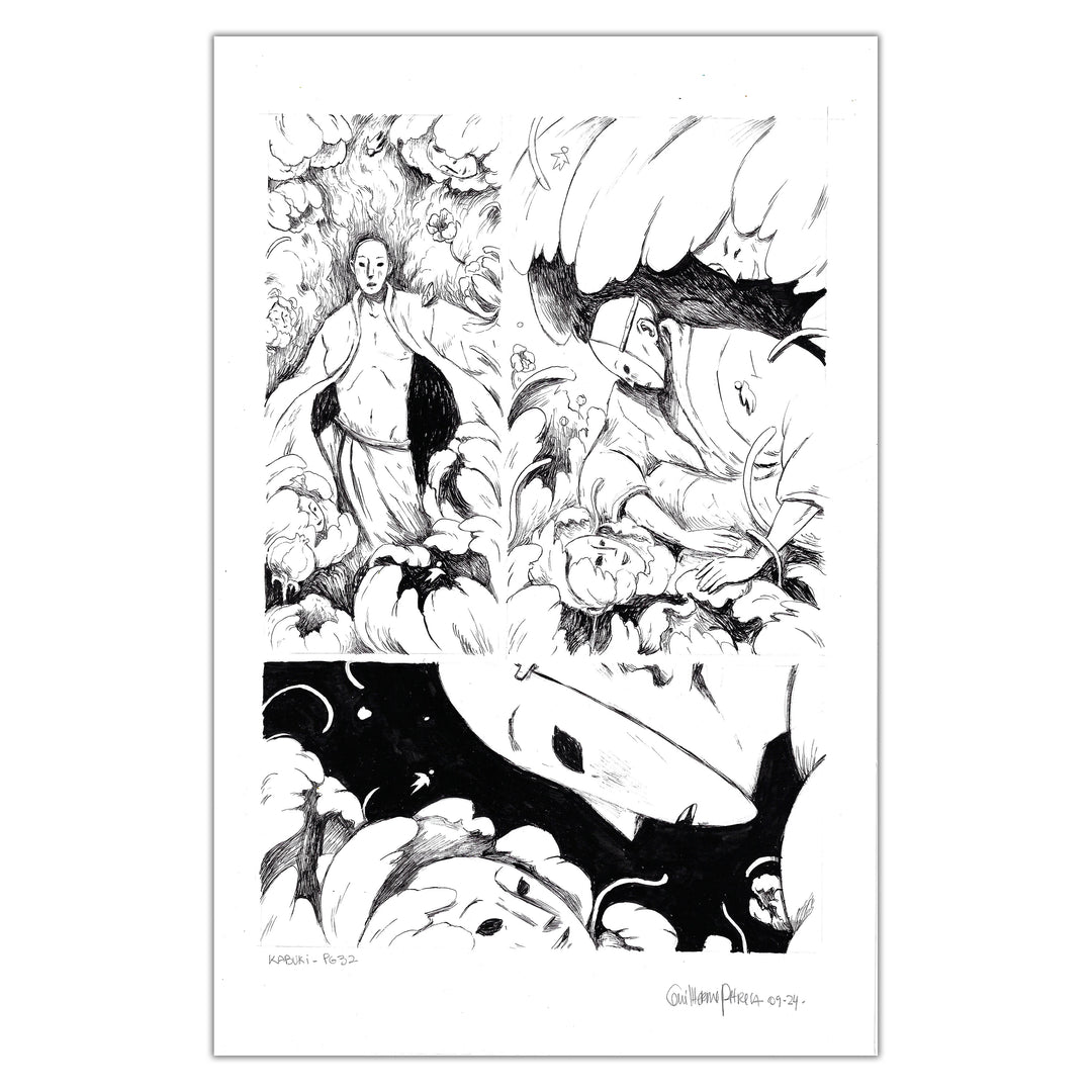 Guilherme Petreca - Kabuki - Planche originale 32