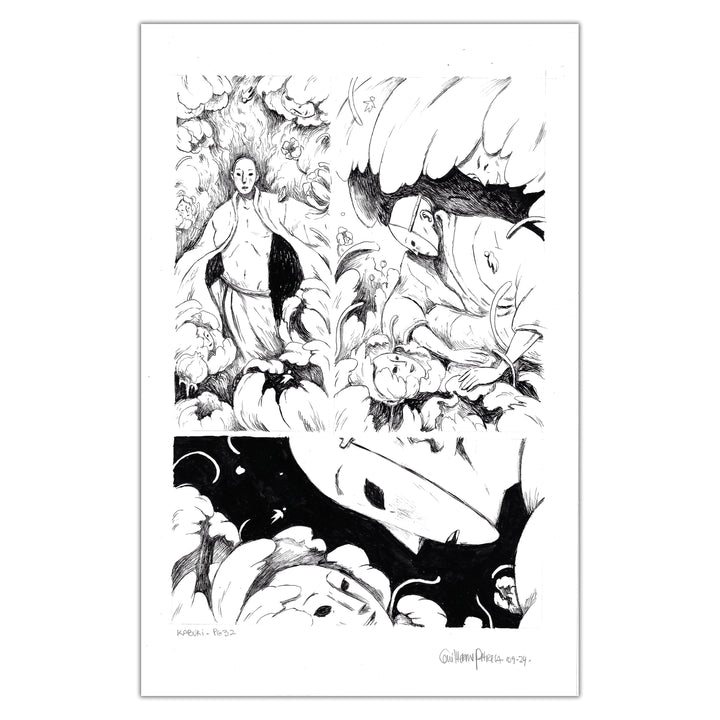 Guilherme Petreca - Kabuki - Planche originale 32