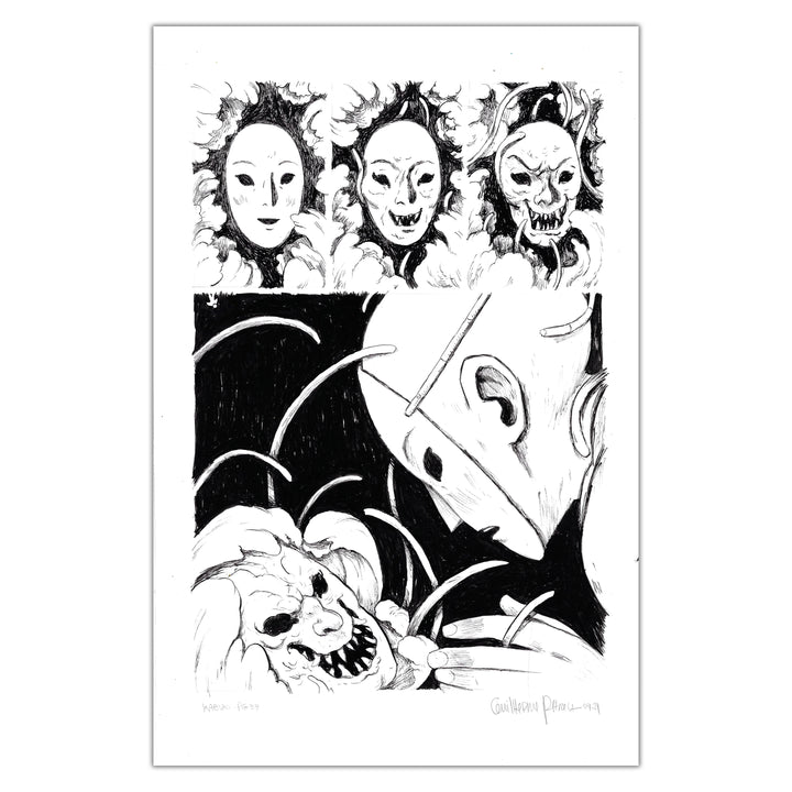 Guilherme Petreca - Kabuki - Planche originale 33