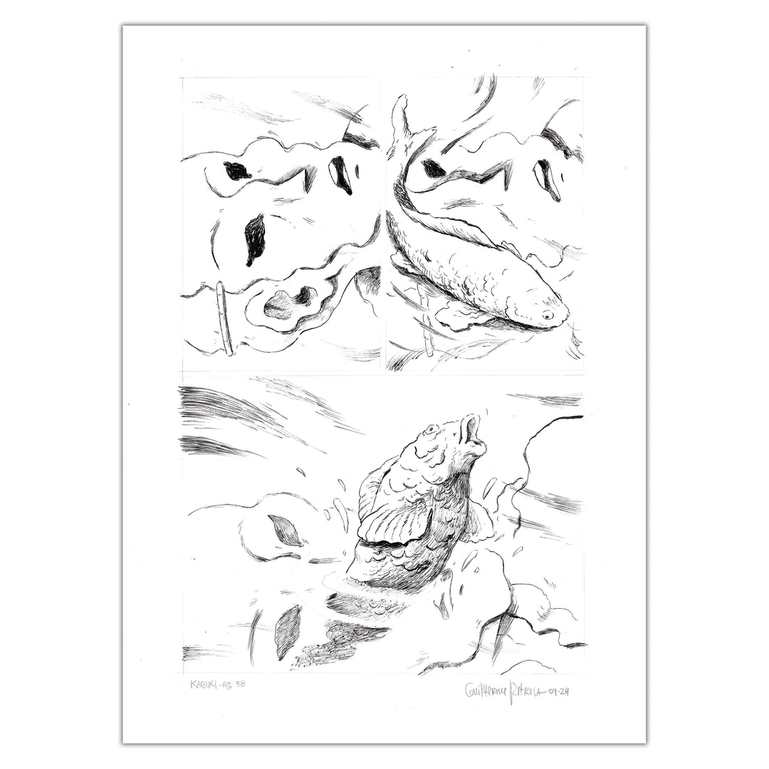 Guilherme Petreca - Kabuki - Planche originale 38