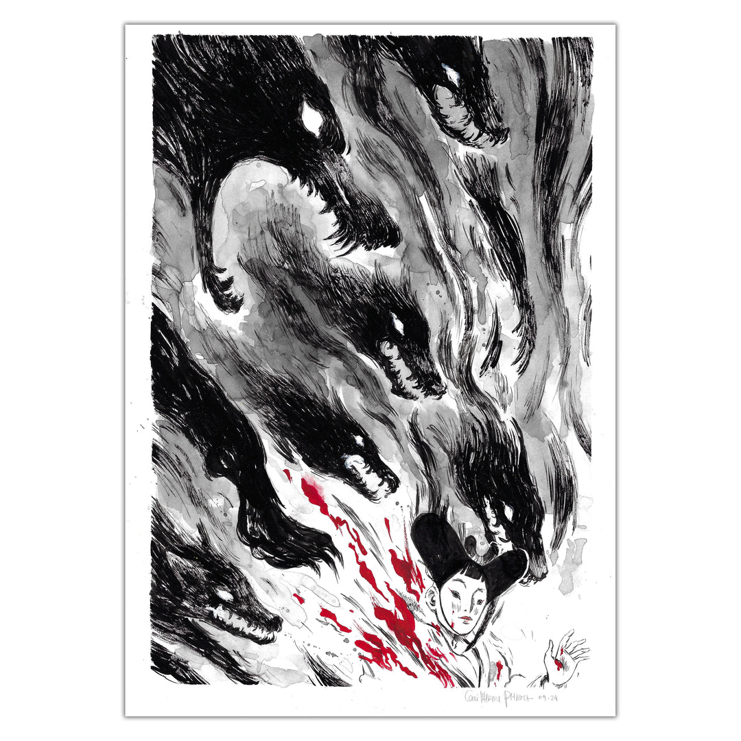 Guilherme Petreca - Kabuki - Illustration originale