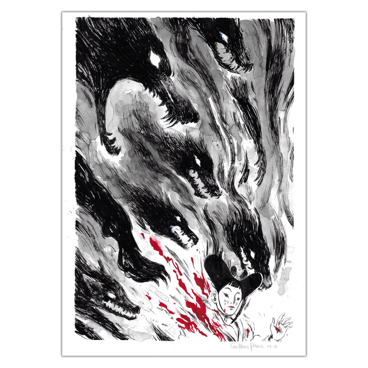 Guilherme Petreca - Kabuki - Illustration originale