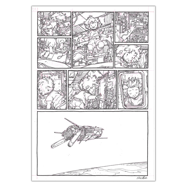 Guillaume Singelin - Frontier - Original panel 190