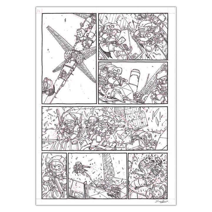 Guillaume Singelin - Frontier - Planche originale 14