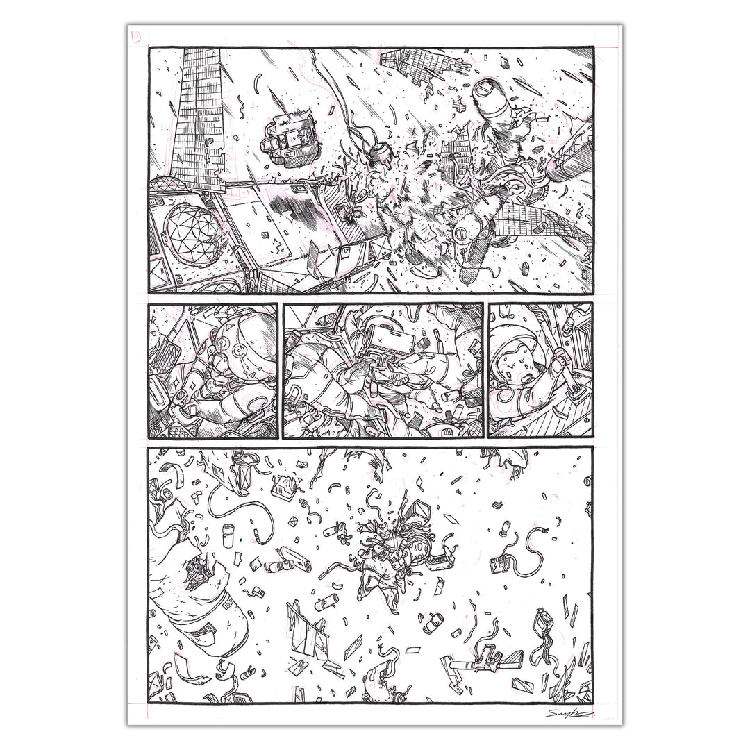 Guillaume Singelin - Frontier - Planche originale 19