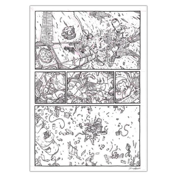 Guillaume Singelin - Frontier - Planche originale 19