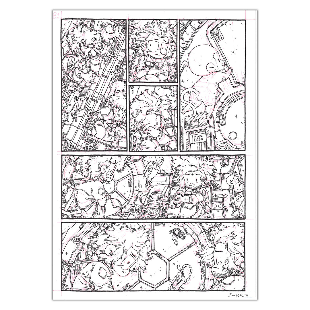 Guillaume Singelin - Frontier - Planche originale 81