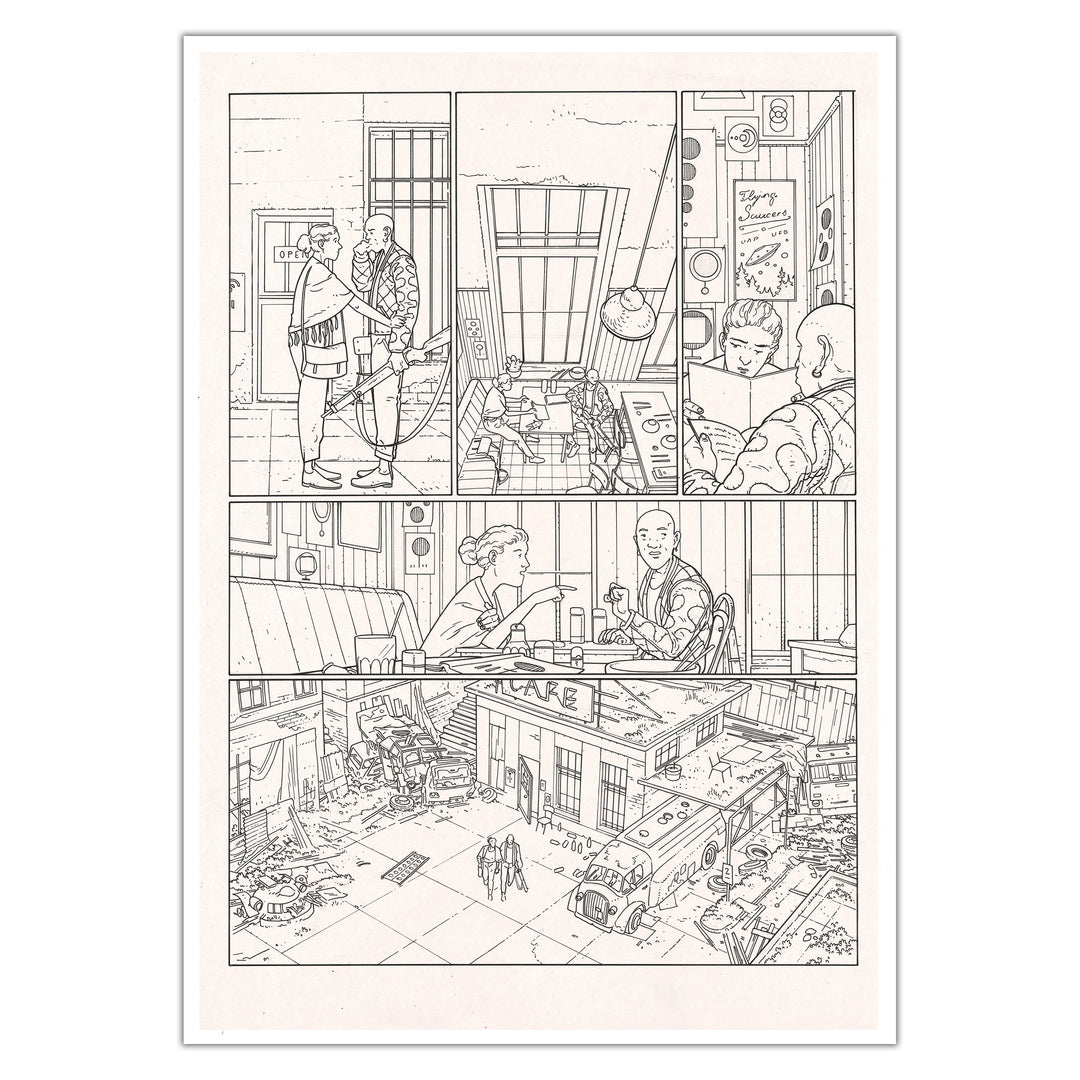 Jared Muralt - Buglands - Planche originale 24