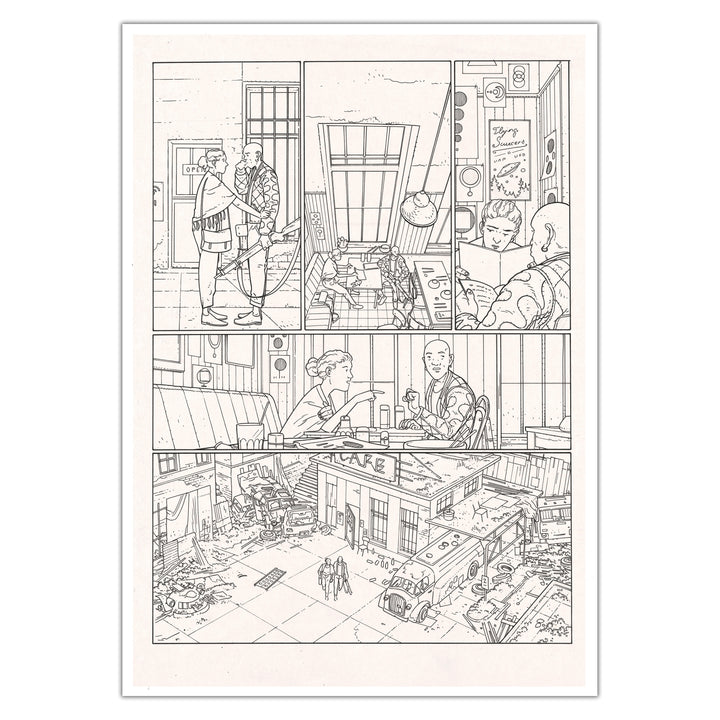 Jared Muralt - Buglands - Planche originale 24