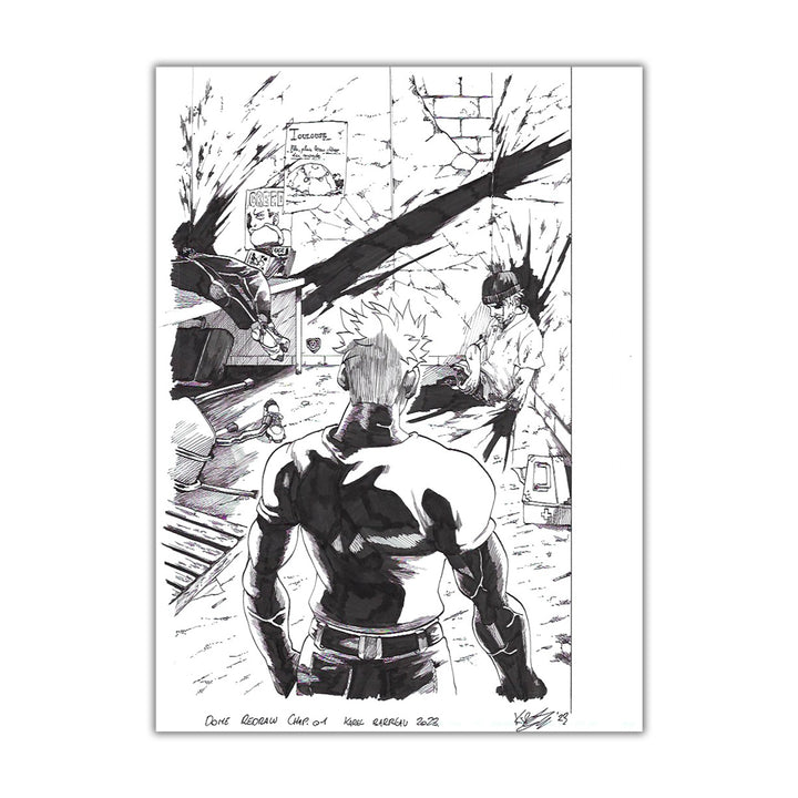 Guillaume Singelin - Frontier - Original panel 190