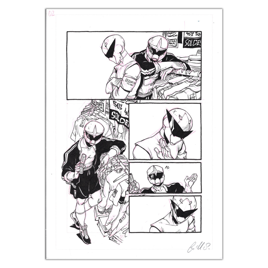 Guillaume Singelin - Shin Zero - Planche originale 41