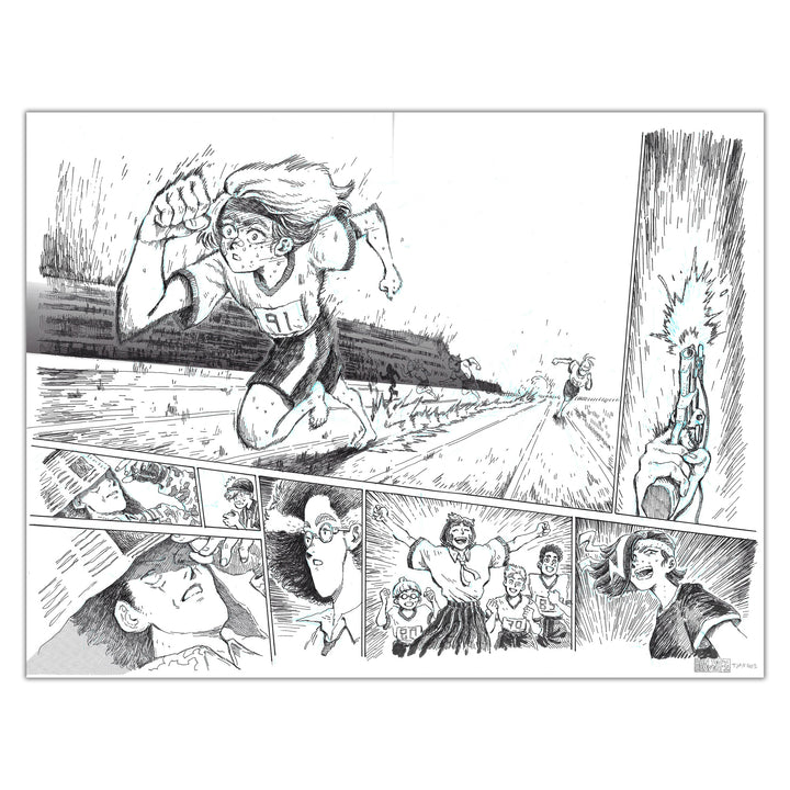 Toan - Run to Heaven - Double planche originale 134-135