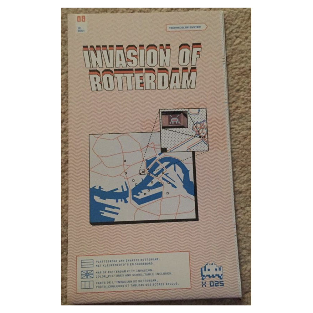 Invader - Invasion Map, Rotterdam (3D) - 2001 – Achetez de l'Art