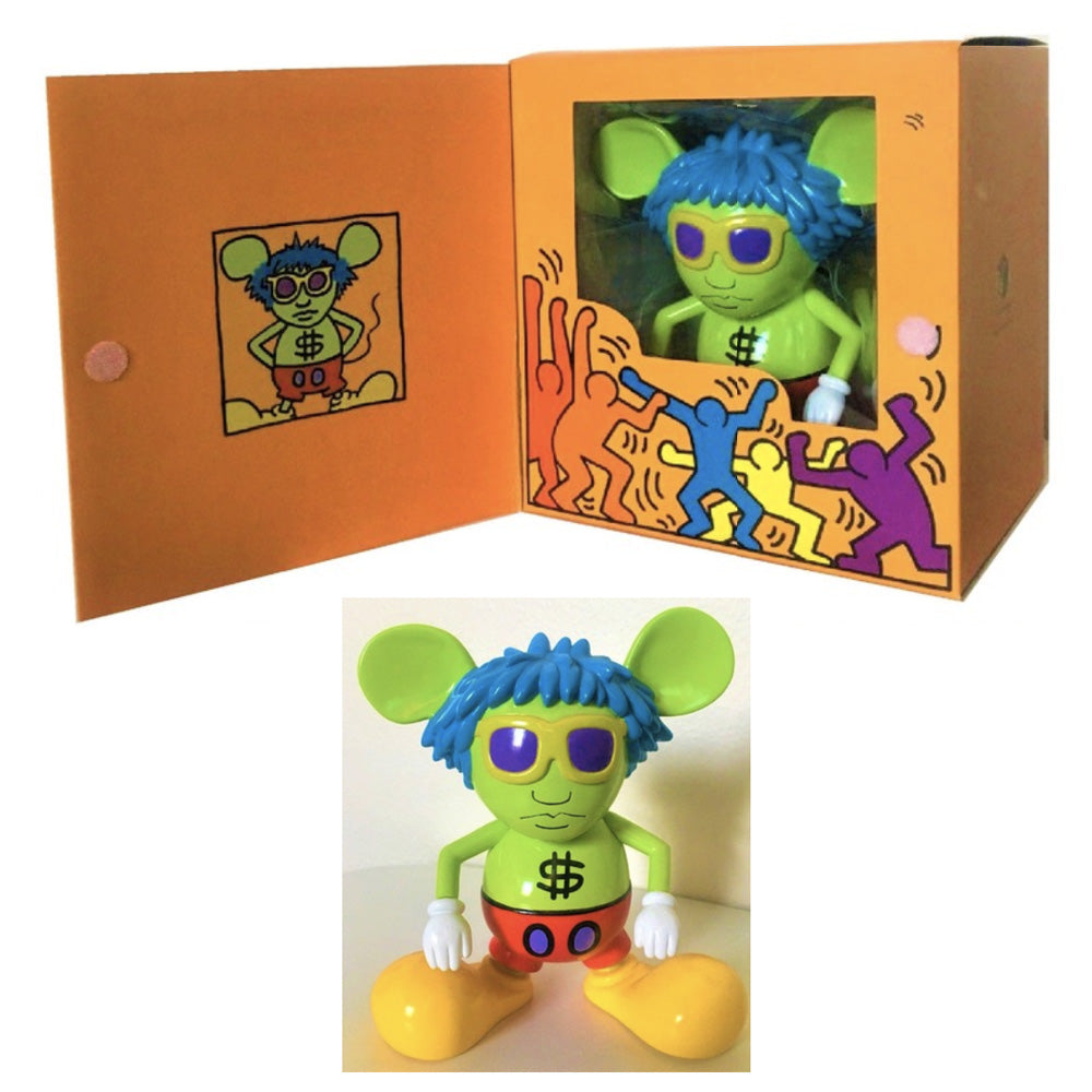 Keith Haring - “Andy Mouse” (Green edition) - 2006