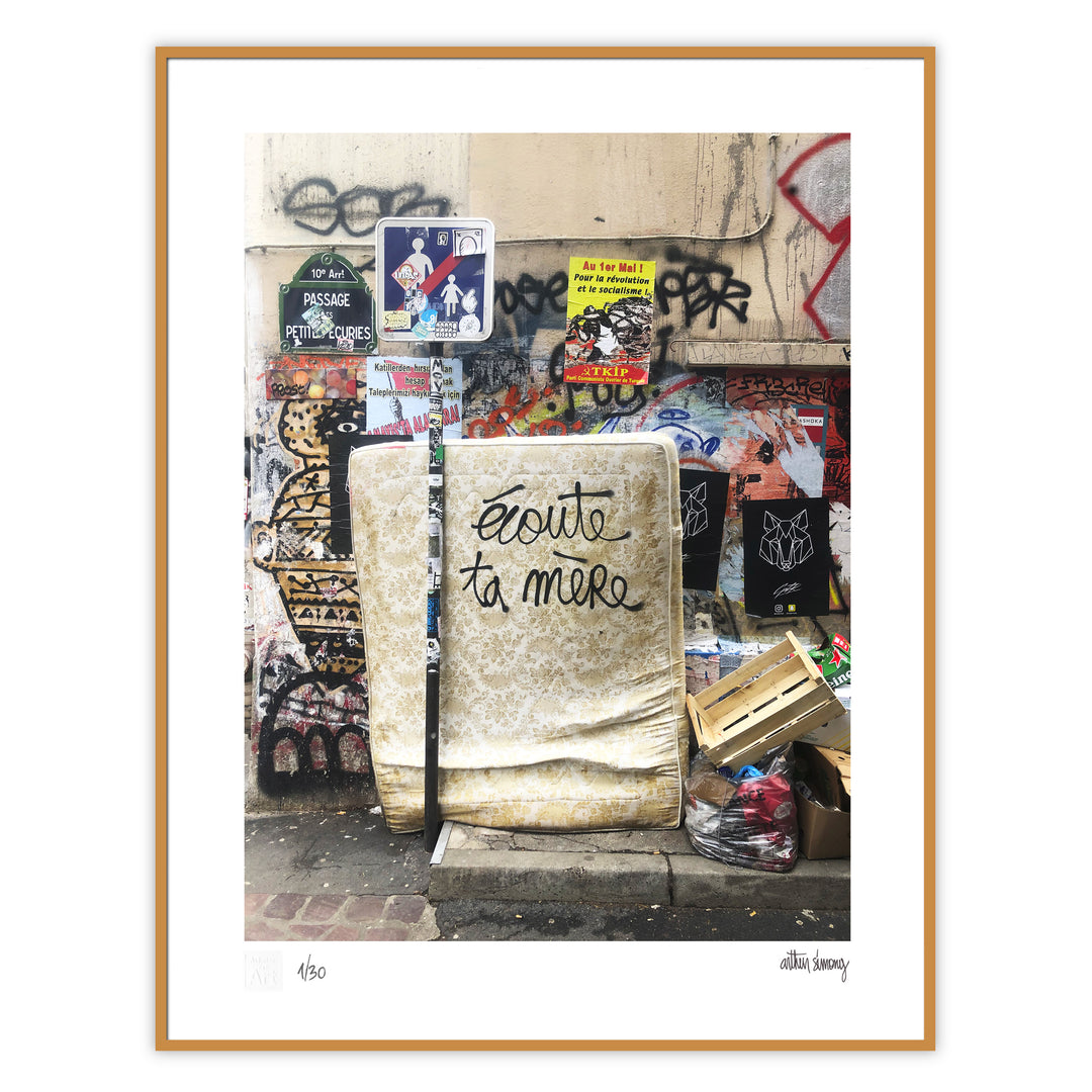 Arthur Simony - Ecoute ta Mère - Print