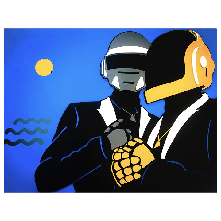 Cacao Rocks - Neocratia - Daft Punk - Peinture originale