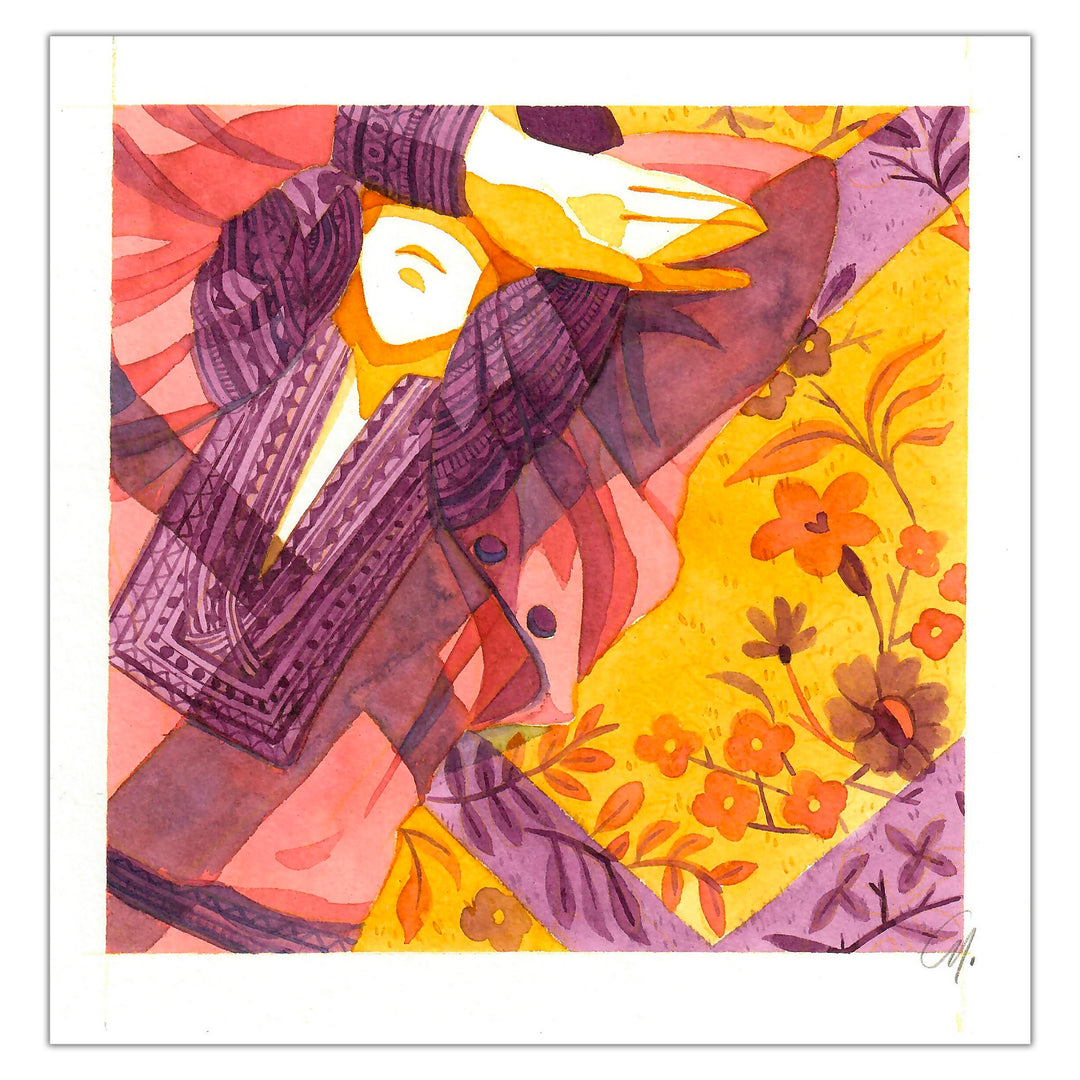 Cy. - Illustration originale - Après-midi d'hiver