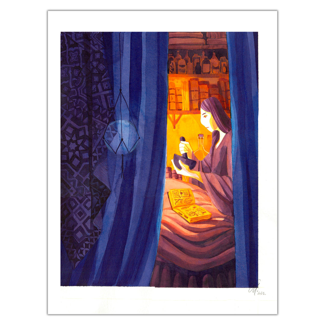 Cy. - Illustration originale - Baume
