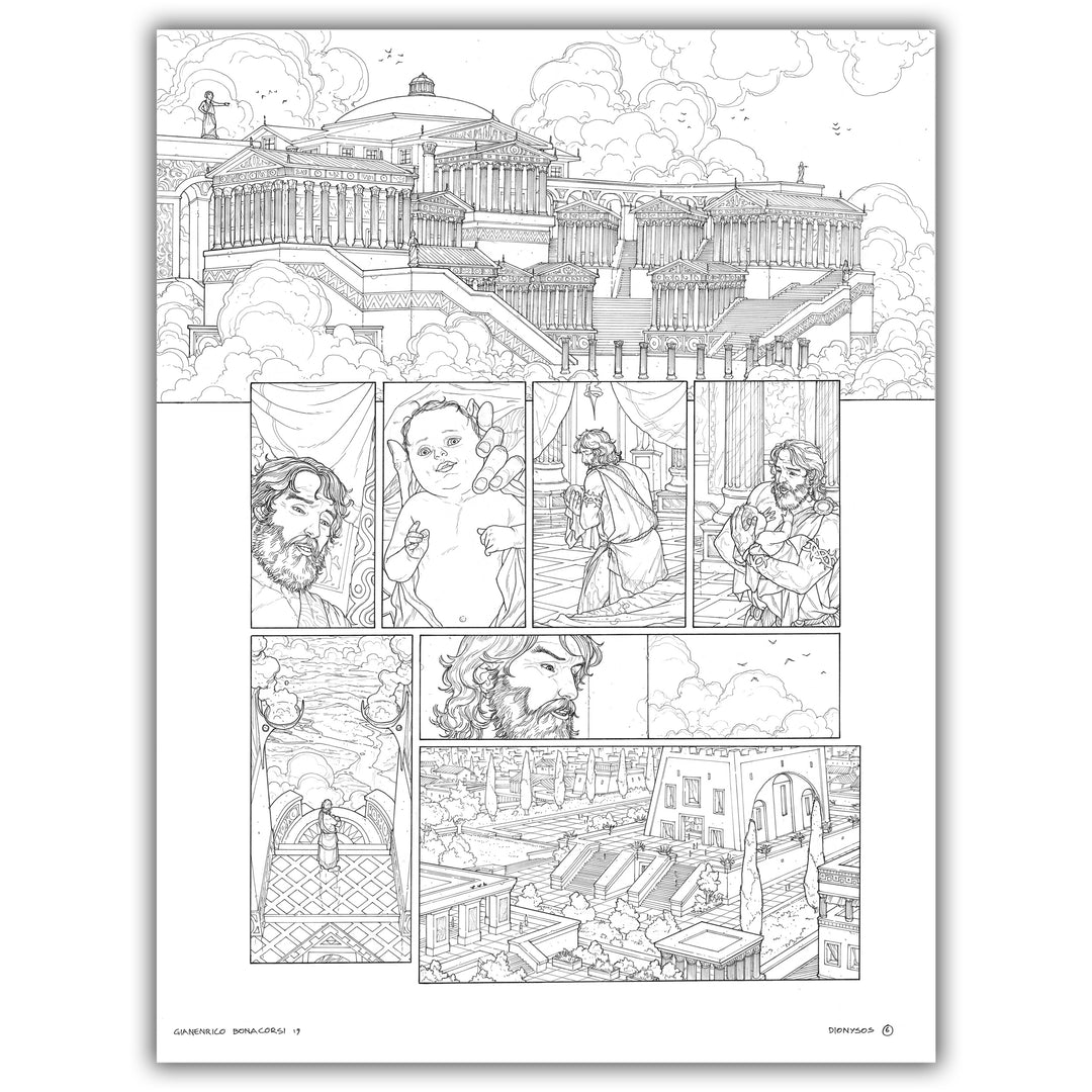 Gianenrico Bonacorsi - Dionysos - planche originale 6
