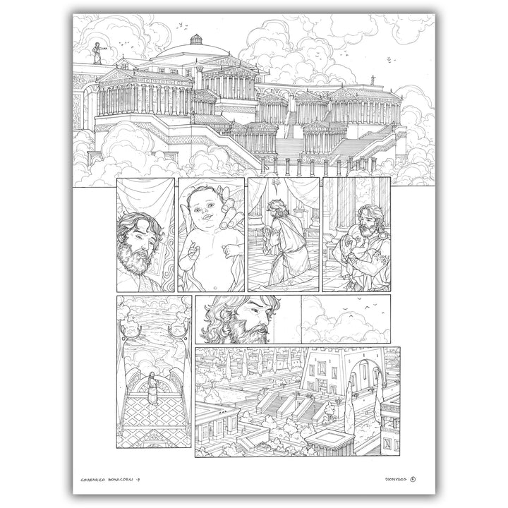 Gianenrico Bonacorsi - Dionysos - planche originale 6
