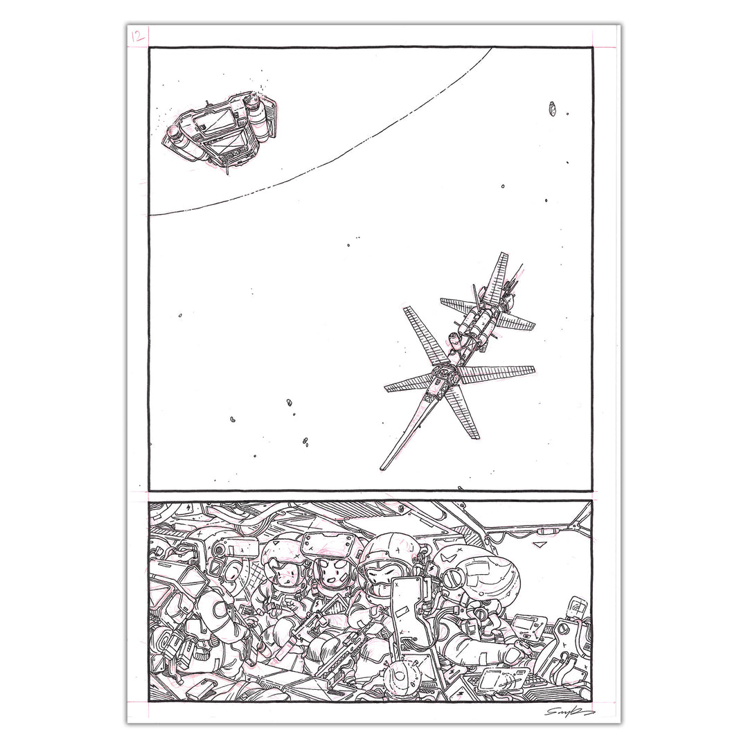 Guillaume Singelin - Frontier - Original panel 12