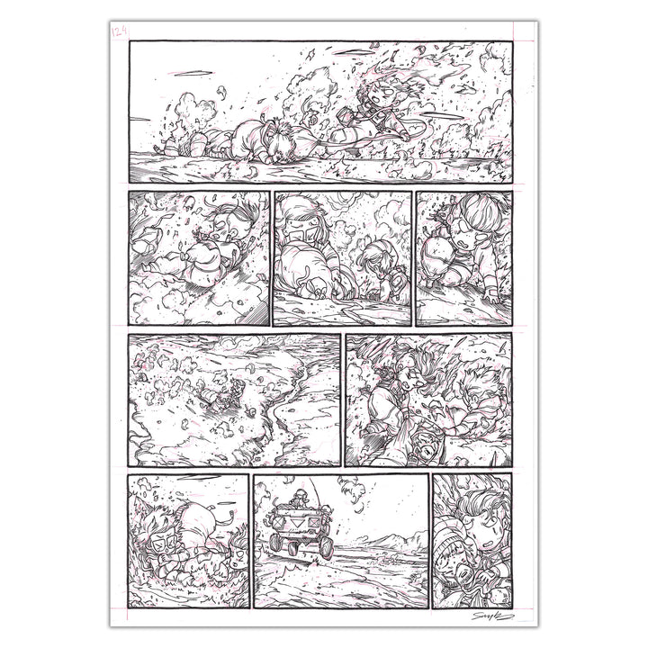 Guillaume Singelin - Frontier - Original panel 124