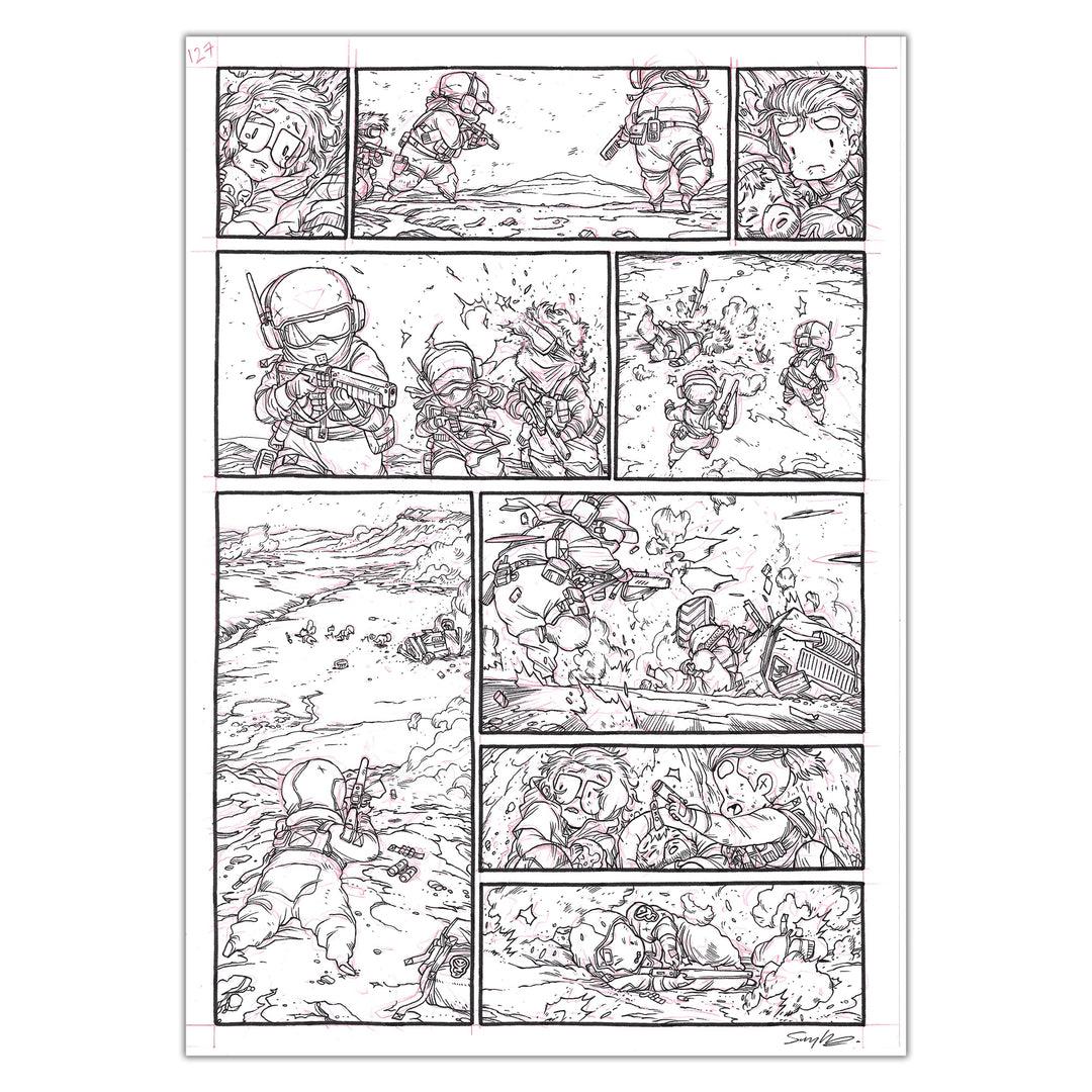 Guillaume Singelin - Frontier - Original panel 127