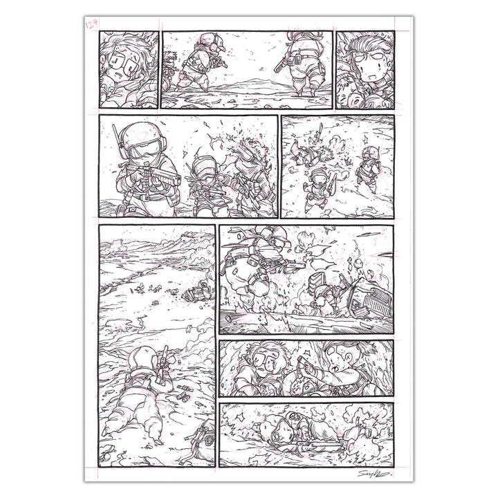 Guillaume Singelin - Frontier - Original panel 127