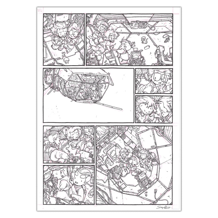 Guillaume Singelin - Frontier - Original panel 133