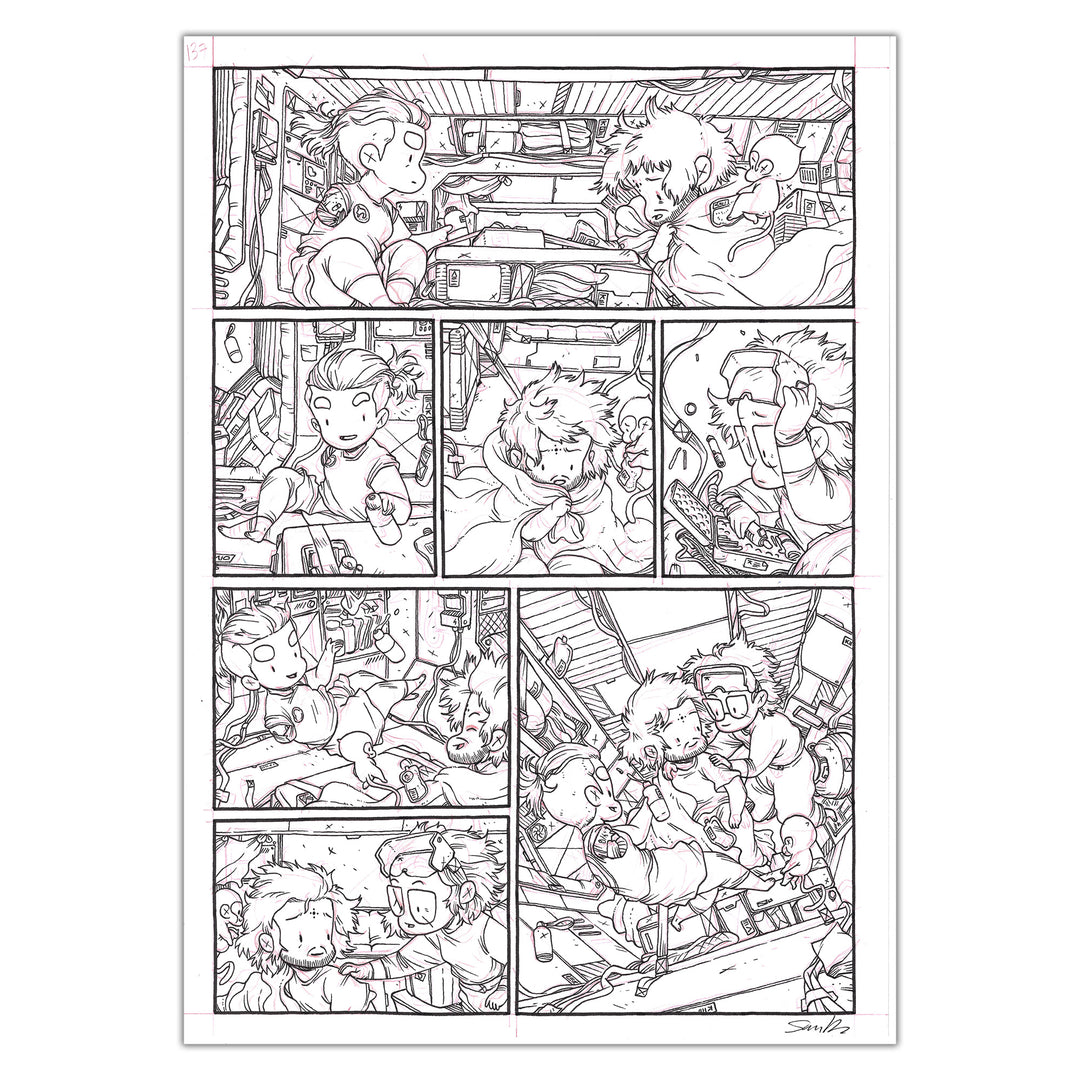 Guillaume Singelin - Frontier - Original panel 137