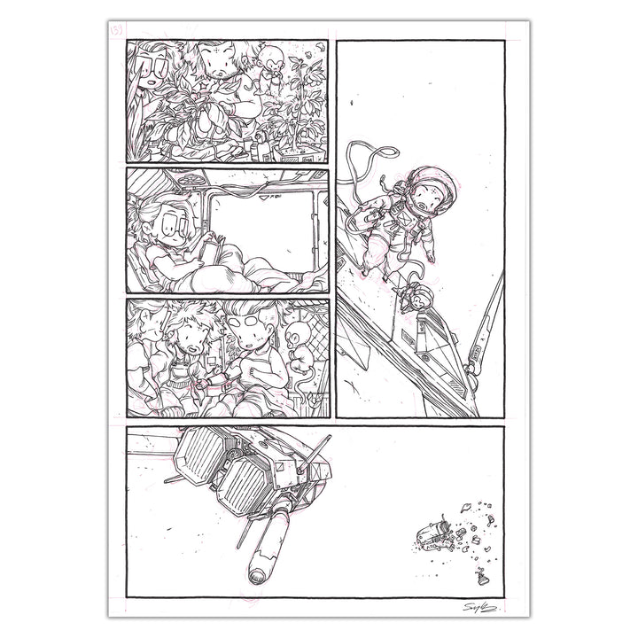 Guillaume Singelin - Frontier - Original panel 139