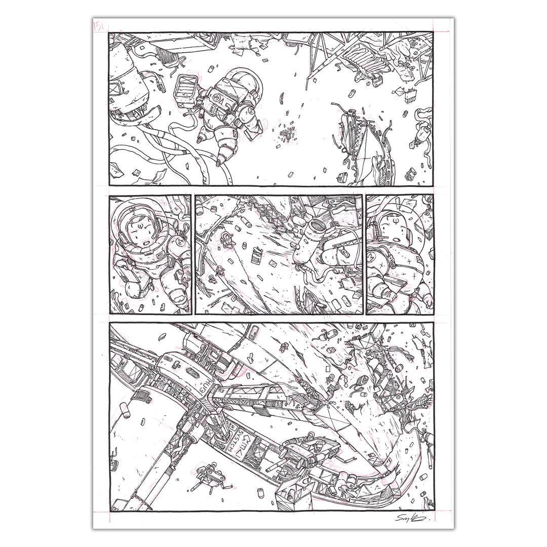 Guillaume Singelin - Frontier - Original panel 151