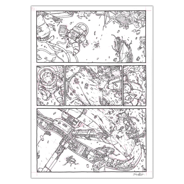 Guillaume Singelin - Frontier - Original panel 151