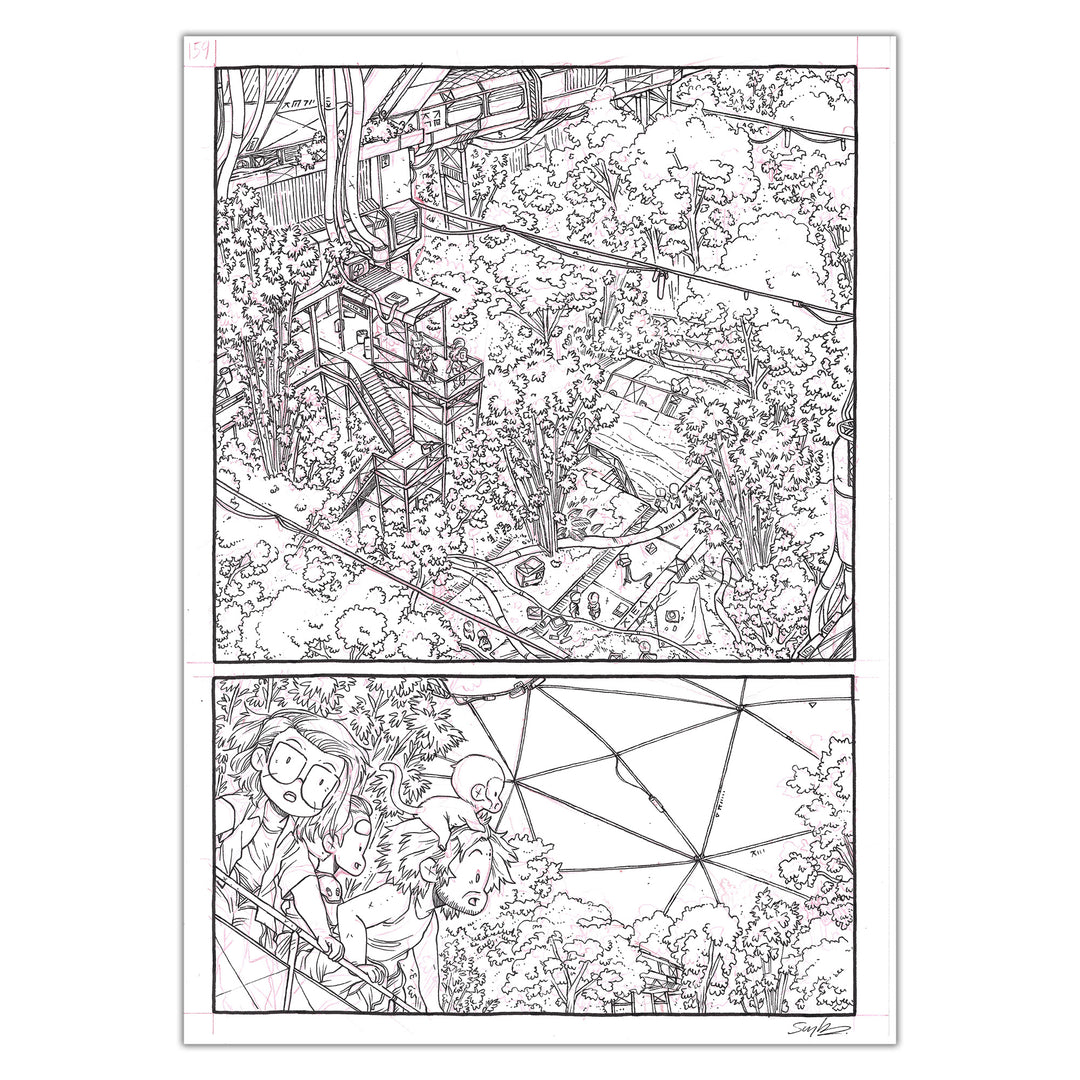 Guillaume Singelin - Frontier - Original panel 159