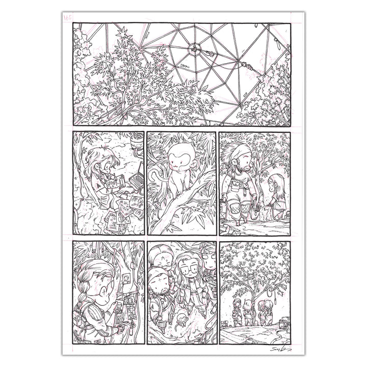 Guillaume Singelin - Frontier - Original panel 165