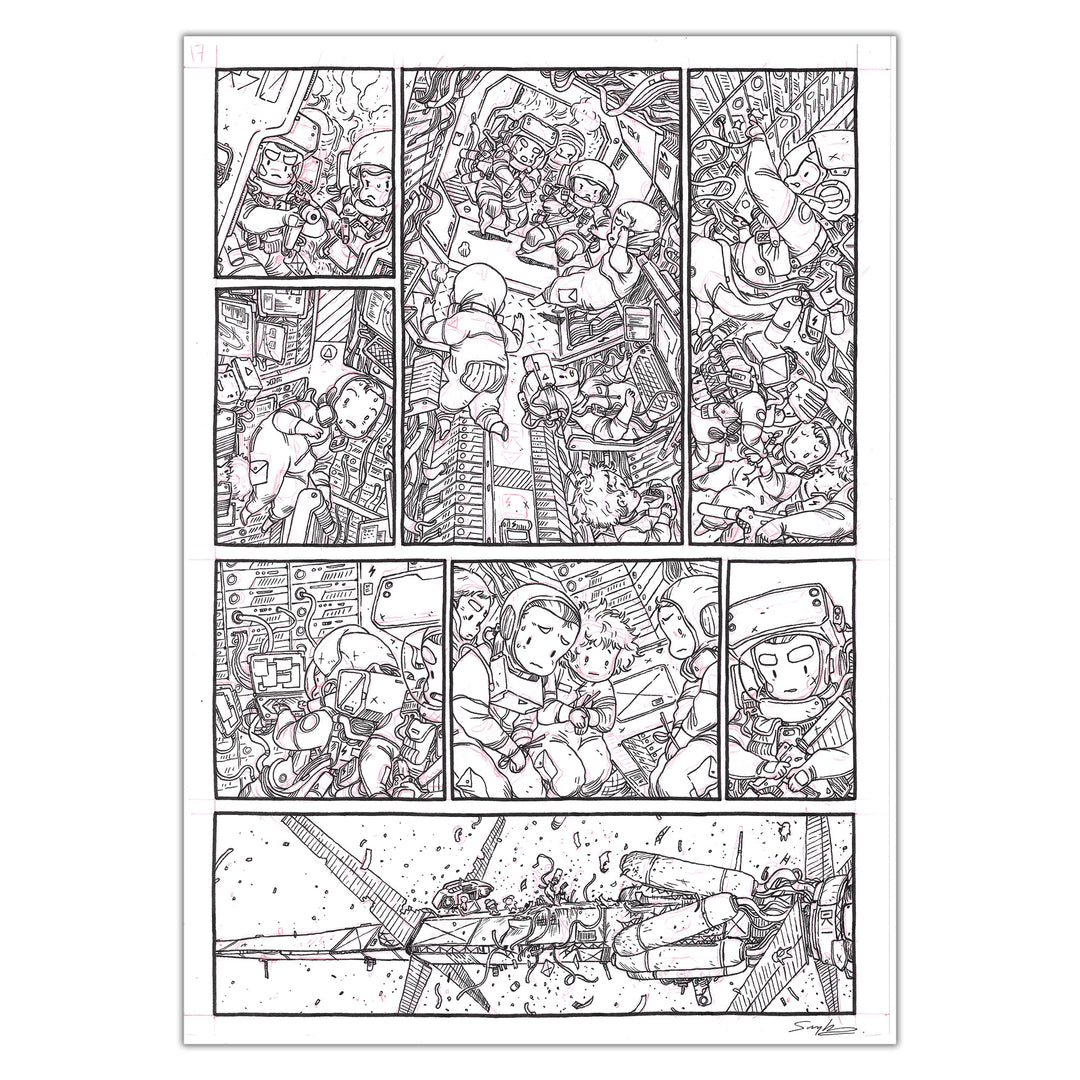 Guillaume Singelin - Frontier - Original panel 17