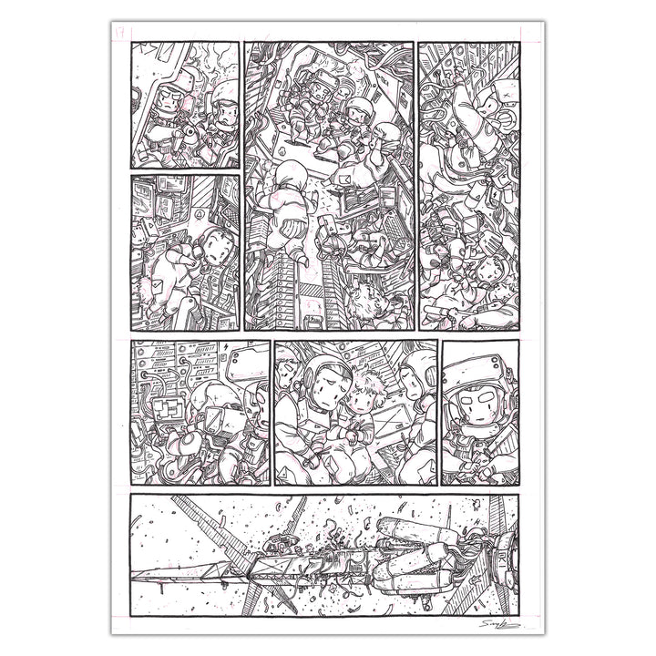 Guillaume Singelin - Frontier - Original panel 17