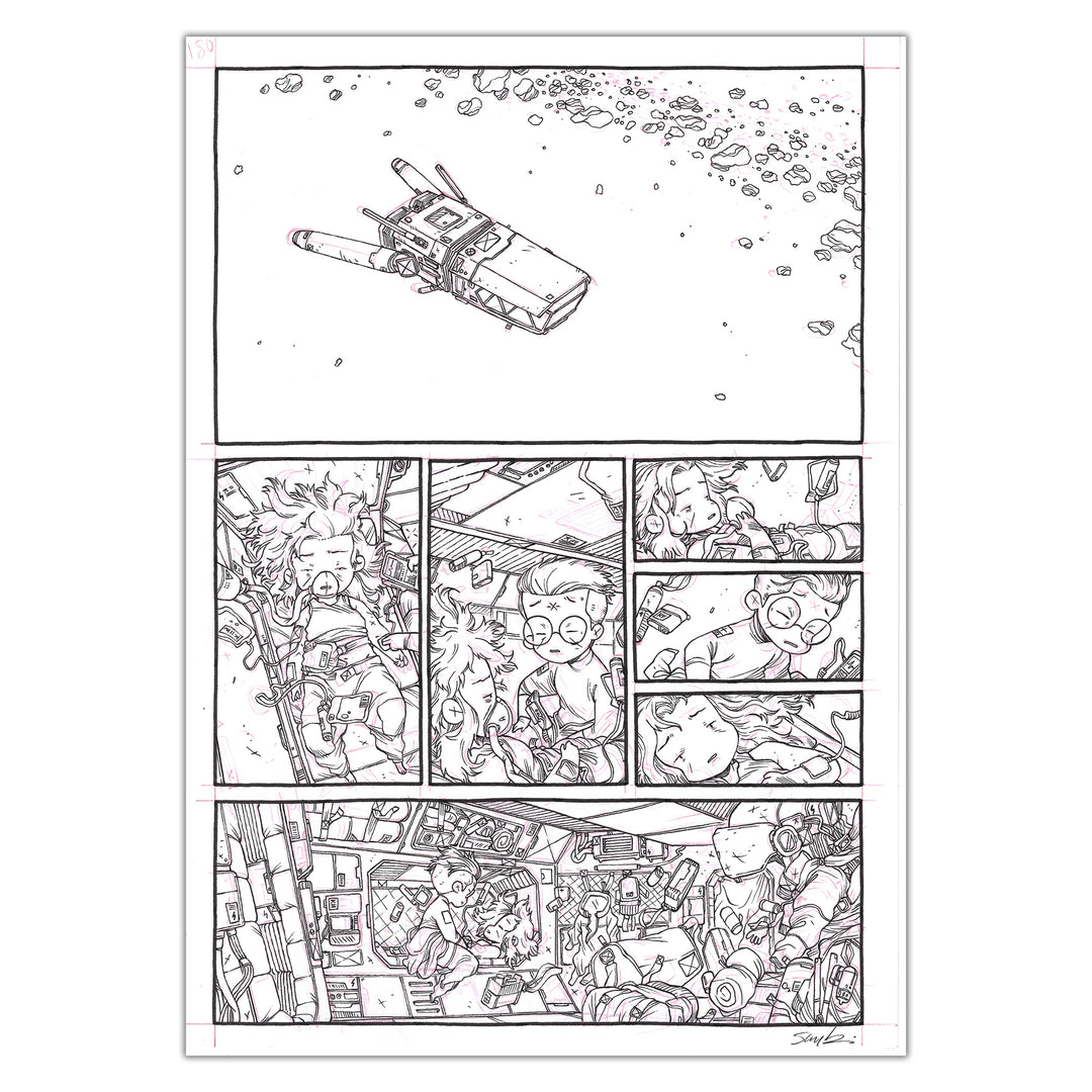 Guillaume Singelin - Frontier - Original panel 180